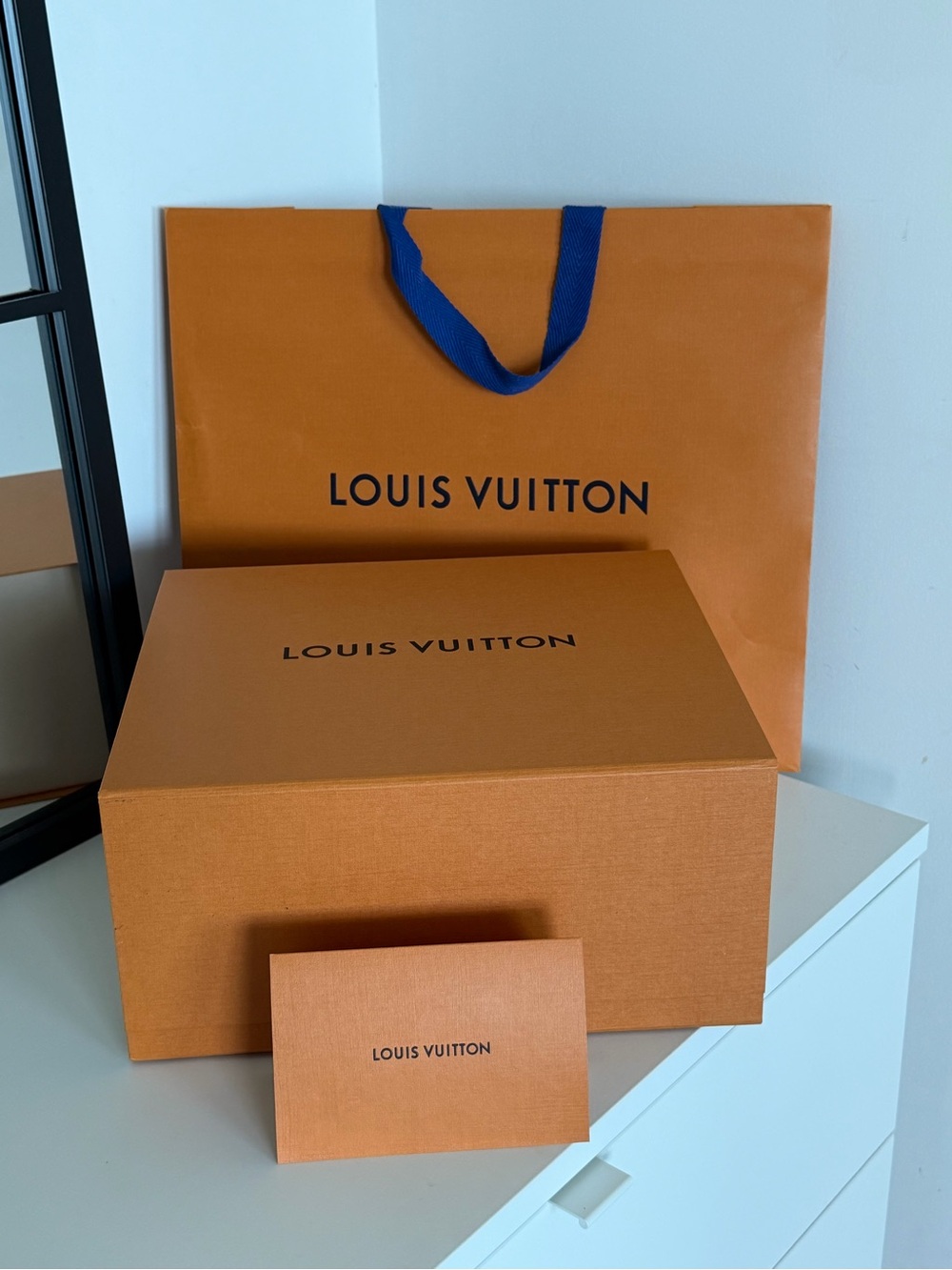 Authentic Louis Vuitton Rigid Box (11"x10.5"x6") + FREE Bag & Envelope